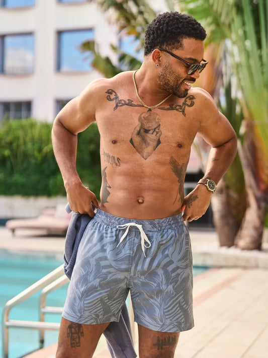 The Indigo Crazies 5.5" (Classic Swim Trunk)