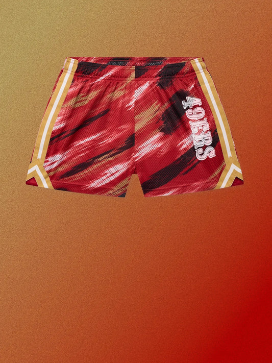 The Color Blitz 49ers (Boys Mesh Shorts)