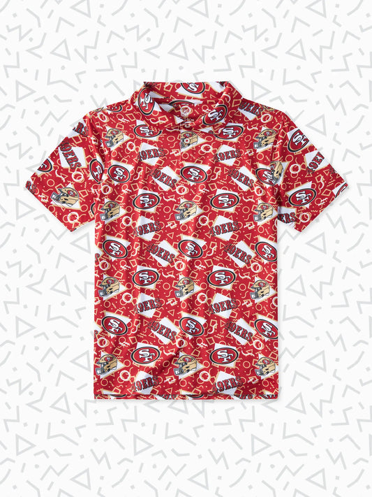 The 49ers Game Day Fit (Boys Performance Polo)