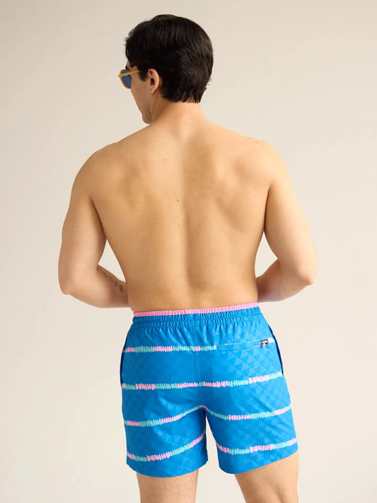 The Playing Hookies 5.5" (Embossed Classic Swim Trunk)