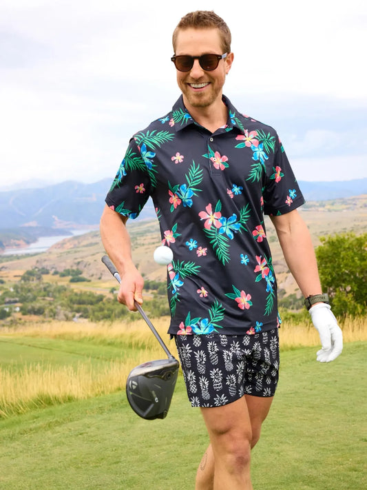 The Electric Flowers (Performance Polo)