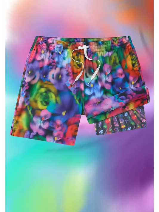 The Sonic Blooms 5.5" (Classic Lined Swim Trunk)