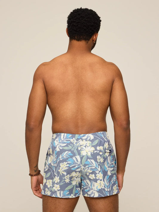 The Starry Night Stems 4" (Classic Lined Swim Trunk)