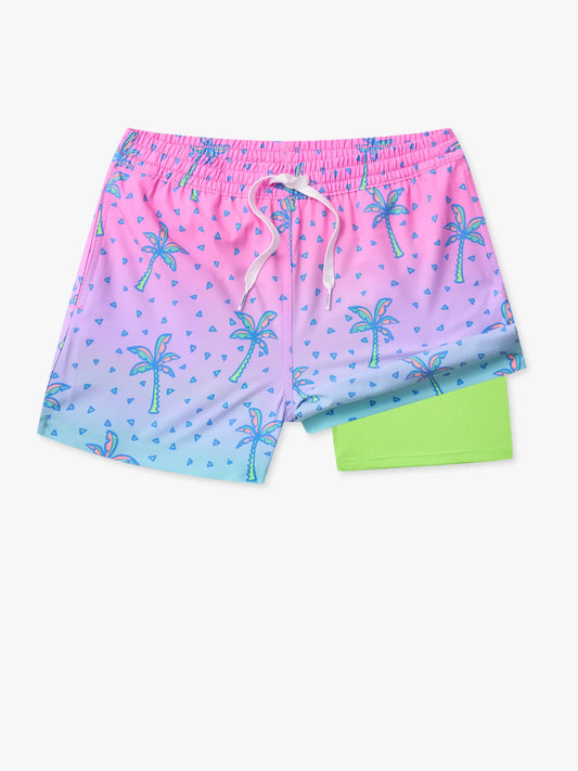 The Tropic Pops (Boys Lined Swim Trunk)