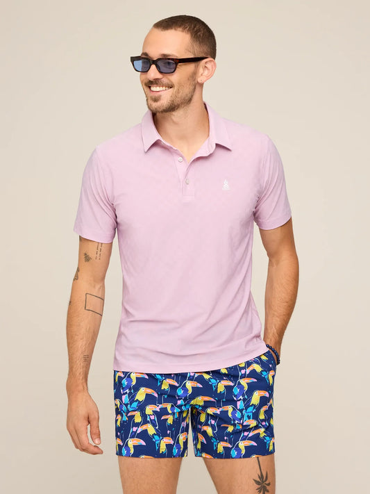 The Blushes (Textured Performance Polo)