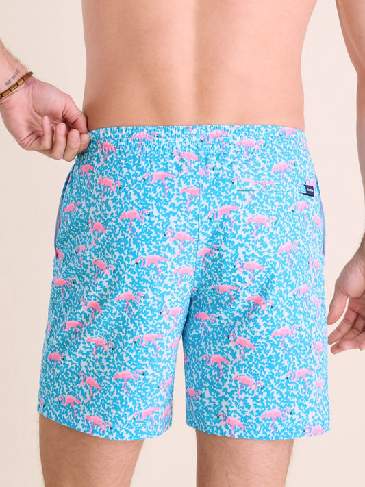 The Domingos Are For Flamingos 7"  (Classic Swim Trunk)