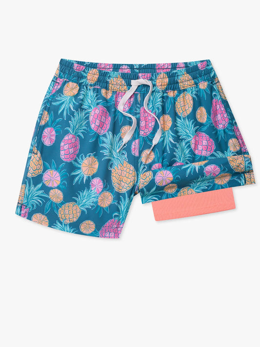 The Citrus Punches (Boys Lined Swim Trunk)