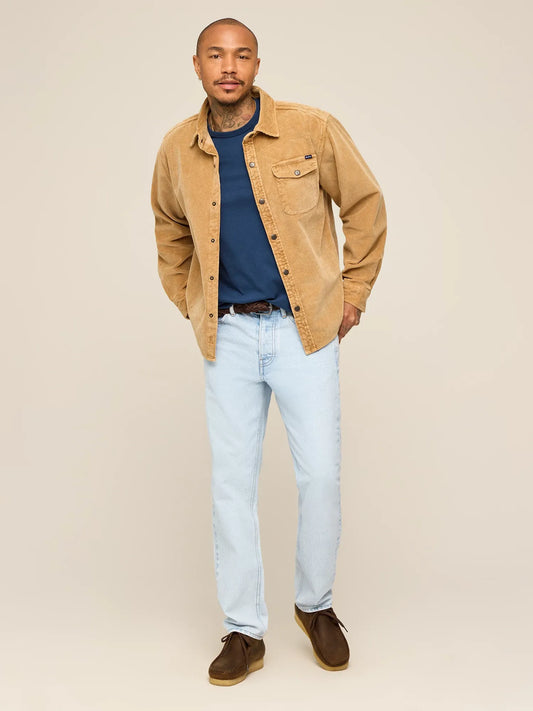 The Sandstone (LS Waffle Cord Friday Shirt)