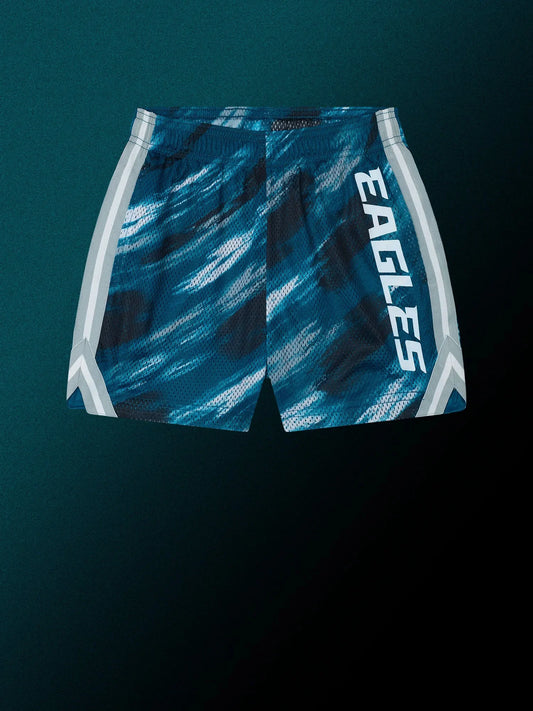 The Color Blitz Eagles (Boys Mesh Shorts)