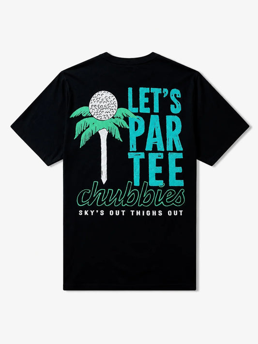 The Lets Par Tee Black W/Blue (S/S T-Shirt)