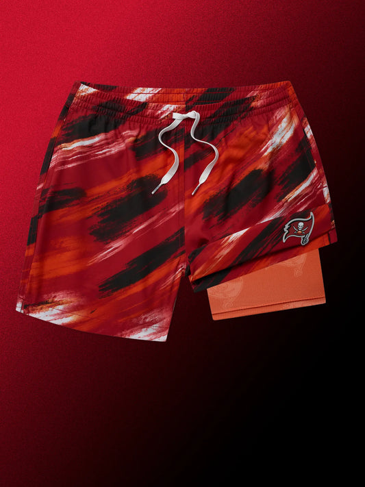 The Color Blitz Buccaneers (Boys Lined Swim Trunk)