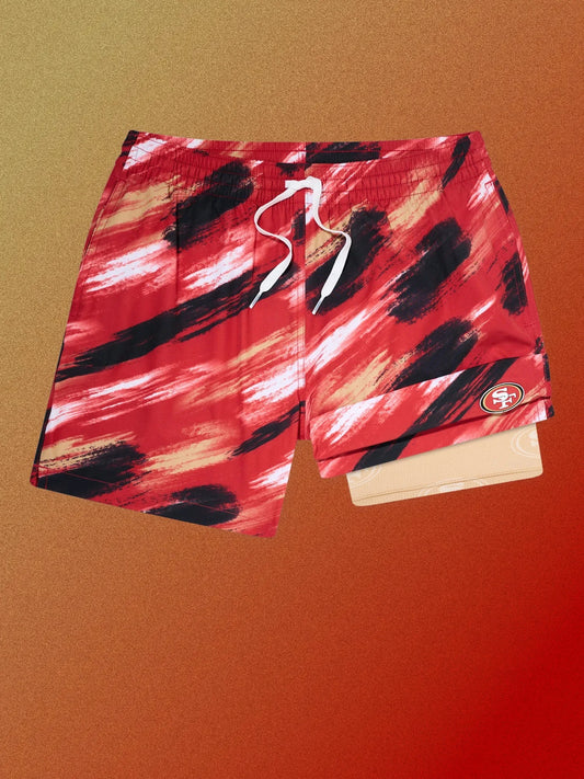 The Color Blitz 49ers 5.5" (Classic Lined Swim Trunk)