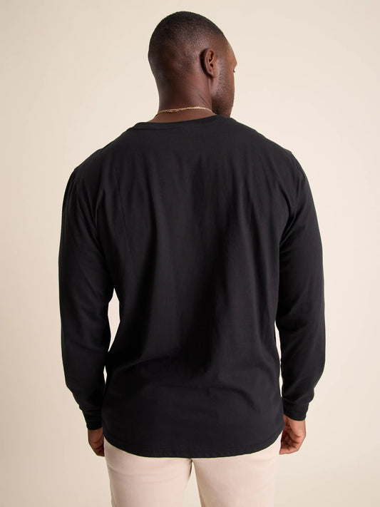 The Basically (L/S Pocket T-Shirt) - True Black