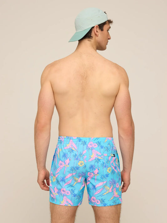The Flock Parties 5.5" (Classic Lined Swim Trunk)