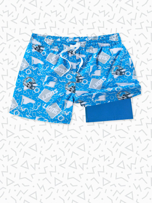 The Lions Game Day Fit (Boys Classic Lined Trunk)