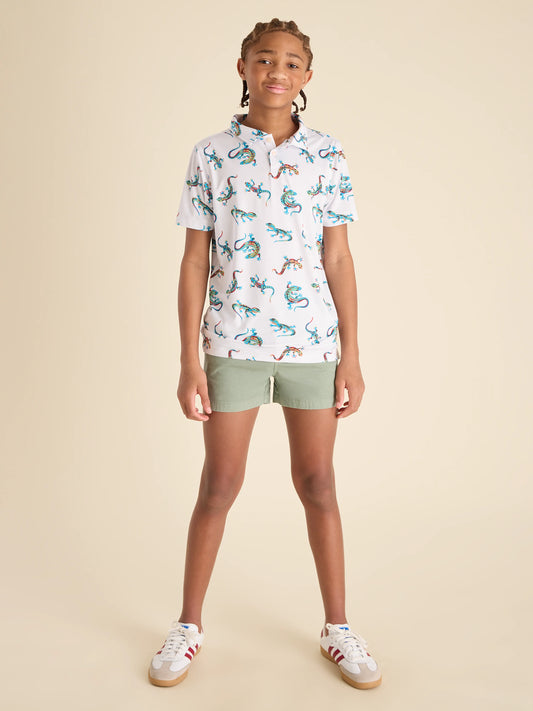 The Blizzard O' Lizard (Boys Performance Polo)