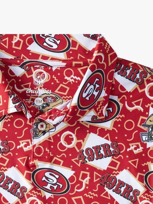 The 49ers Game Day Fit (Boys Performance Polo)