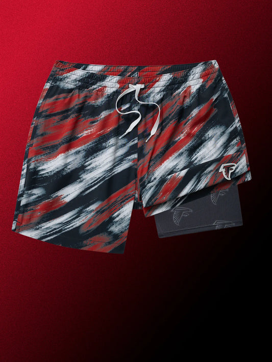 The Color Blitz Falcons 5.5" (Classic Lined Swim Trunk)