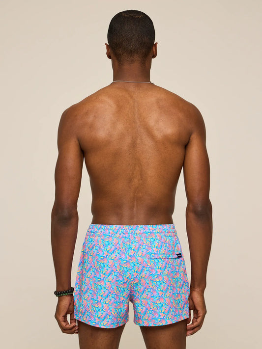 The Spades 4" (Classic Lined Swim Trunk)