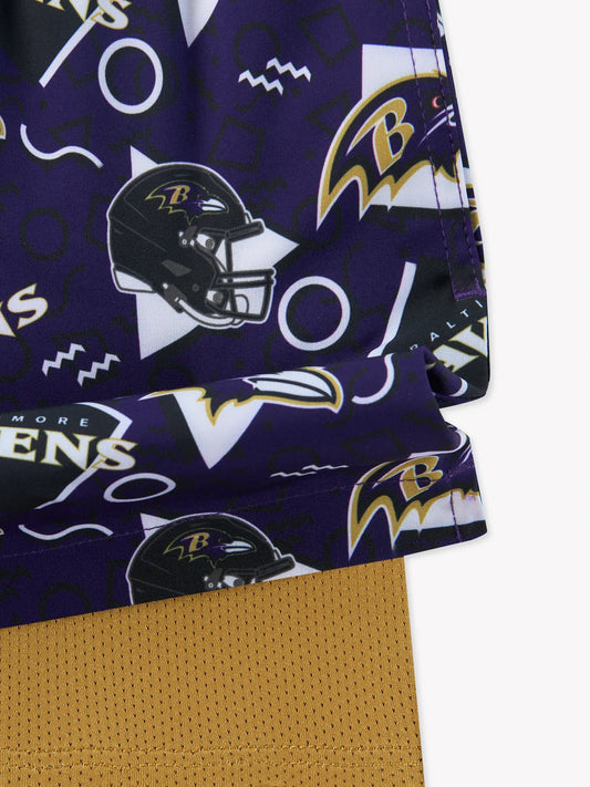 The Ravens Game Day Fit (Boys Classic Lined Trunk)