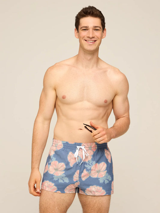 The Great Grand Poppy 2" (Classic Lined Swim Trunk)