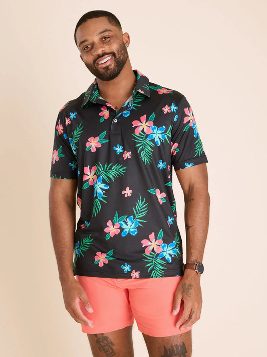 The Electric Flowers (Performance Polo)