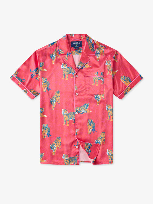 The Thigh of the Tiger (Satin Sleep Shirt)