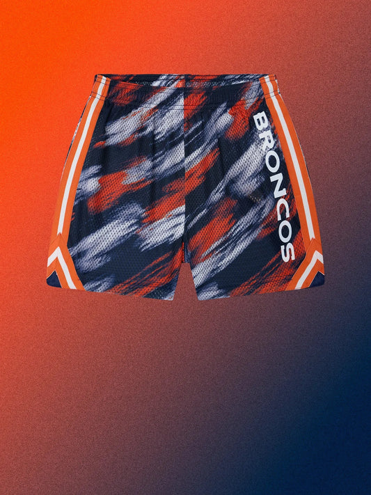The Color Blitz Broncos (Boys Mesh Shorts)