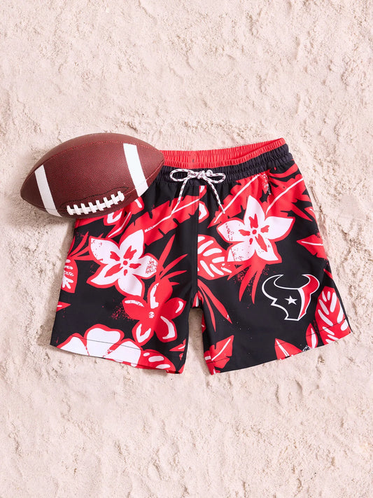 The Texans Deep End Zones 5.5" (Classic Lined Swim Trunk)
