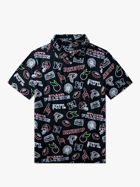The Neon Falcons (NFL Boys Performance Polo)