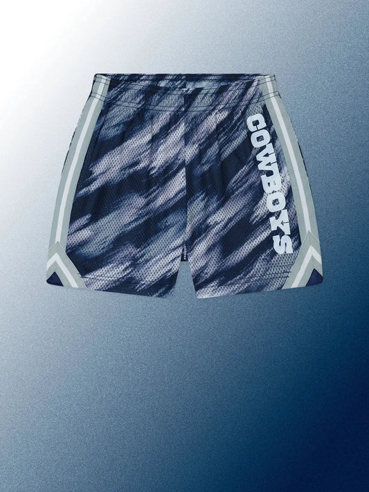 The Color Blitz Cowboys (Boys Mesh Shorts)