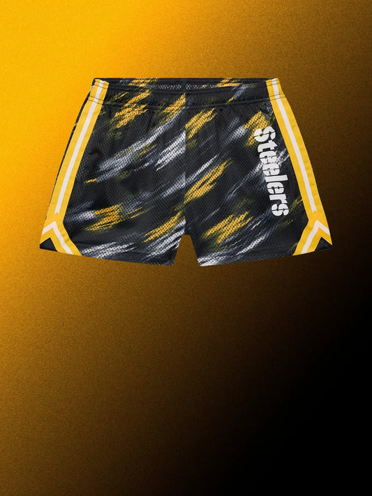 The Color Blitz Steelers (Boys Mesh Shorts)