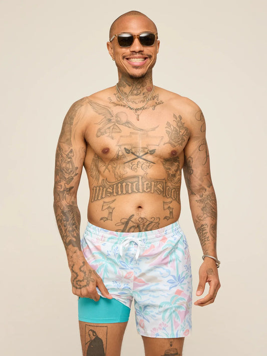 The Washed Ashores 5.5" (Classic Lined Swim Trunk)
