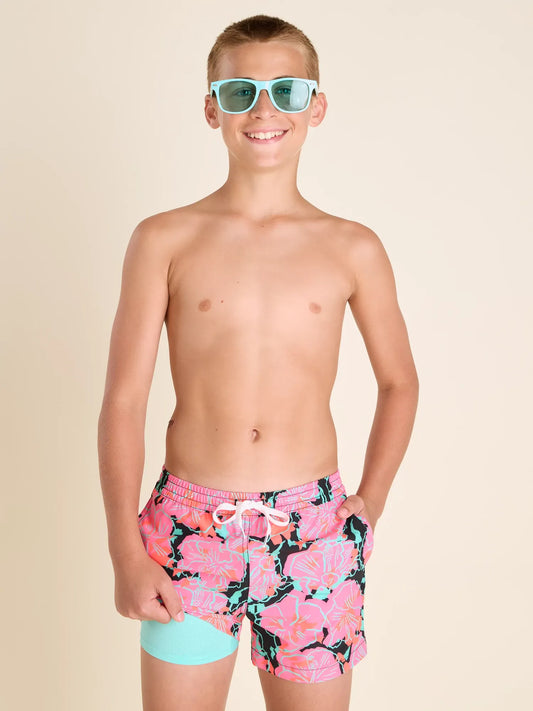 The Bio-Luminiscents (Boys Classic Lined Swim Trunk)