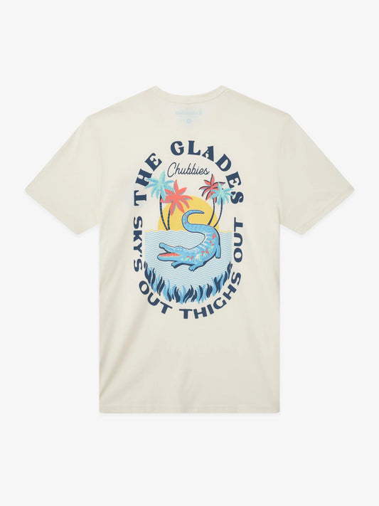The Gatorglades (Non Pocket Graphic T-Shirt)- Oatmeal