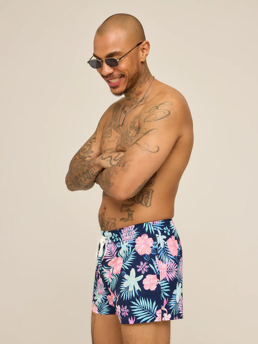 The Tropic Like Its Hots 4" (Classic Lined Swim Trunk)