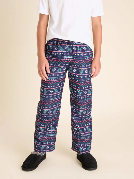 The Santasaurus Rex's (Boys Flannel PJ Pants)