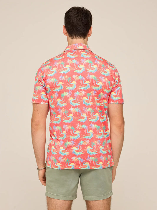The Rock-a-Croc (Performance Polo)- Red